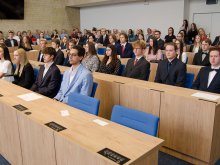 26. května 2022 - Slavnostní předání maturitních vysvědčení absolventům z tříd Oktáva A a 4.B