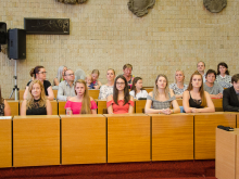 6. června 2019 - Slavnostní ceremoniál předání maturitních vysvědčení třídám 4.A a 4.B 