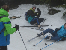 1. března 2019 - Běžkařský výlet kvarty na Klíny