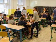 8. dubna 2016 - Ukázková hodina němčiny pro žáky sekundy 