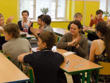 8. dubna 2016 - Ukázková hodina němčiny pro žáky sekundy 