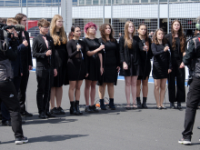 18. května 2025 - SMoG zahajoval českou hymnou Mistrovství světa v Superbike na mosteckém autodromu