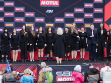 18. května 2025 - SMoG zahajoval českou hymnou Mistrovství světa v Superbike na mosteckém autodromu