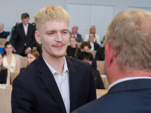 29. května 2025 - Slavnostní předání maturitních vysvědčení třídám 4.A a 4.S