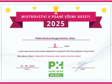 1. června 2025 - Psaní hravě: Mistrovství v psaní všemi deseti