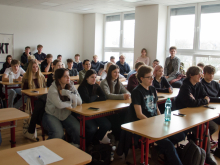 28. listopadu 2025 - Návštěva Martina Vohánky na Gymnáziu Most