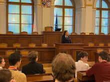 9. ledna 2026 - Exkurze členů školního parlamentu do Poslanecké sněmovny