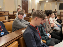 9. ledna 2026 - Exkurze členů školního parlamentu do Poslanecké sněmovny