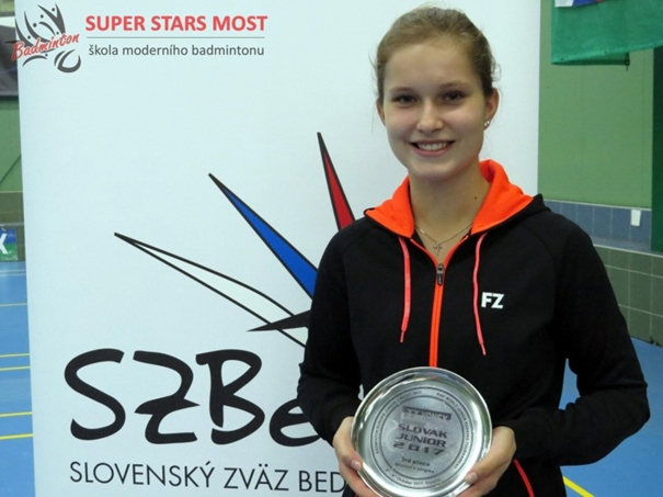 8. října 2017 - Veronika Dobiášová bronzová při JIS Yonex Slovak Junior 2017 