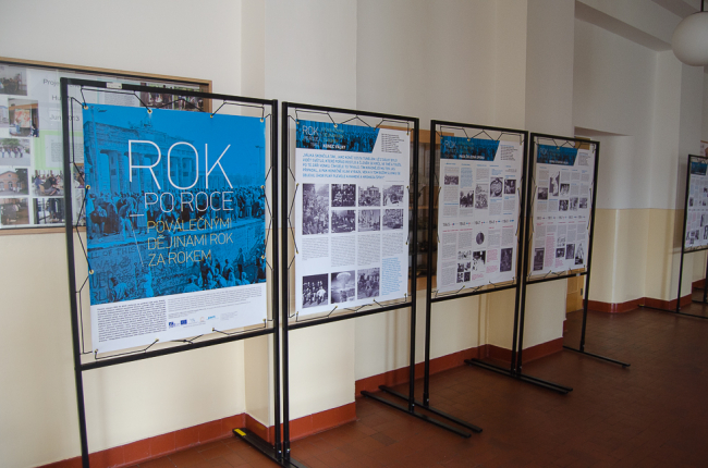 14. března 2016 - Dějepisná výstava ROK PO ROCE 