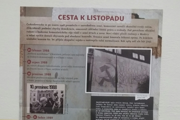 1. listopadu 2021 - Plakátová výstava 1989 – Rok zázraků