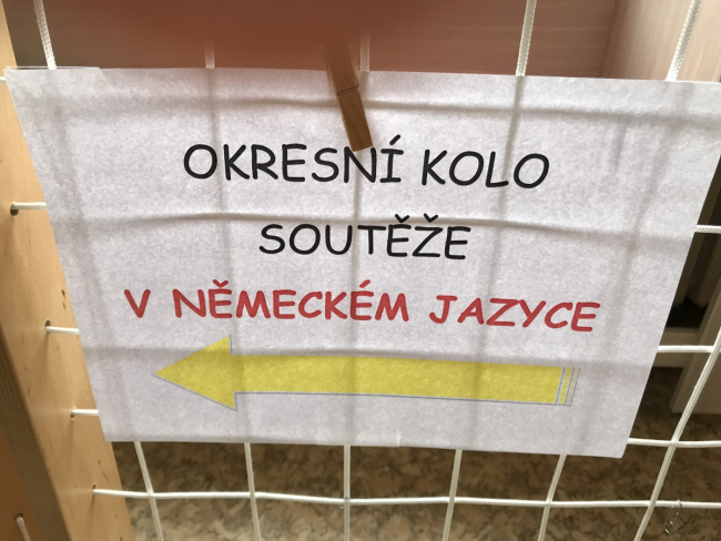 15. února 2023 - Okresní kolo olympiády v německém jazyce