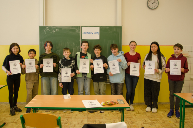 27. března 2025 - Postup do finále mezinárodní matematické soutěže Adama Riese