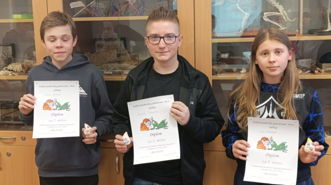 23. ledna 2026 - Školní kolo 60. ročníku biologické olympiády