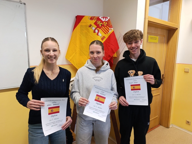 25. února 2026 - Školní kolo olympiády ve španělském jazyce