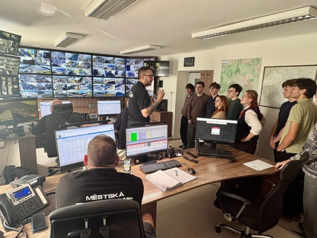 3. března 2026 - Debatní klub - exkurze na městské policii v Mostě