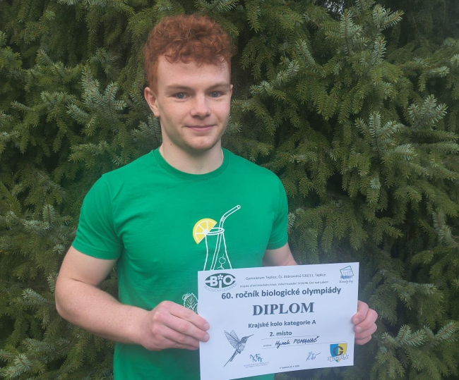 20. března 2026 - Krajské kolo biologické olympiády kat. A