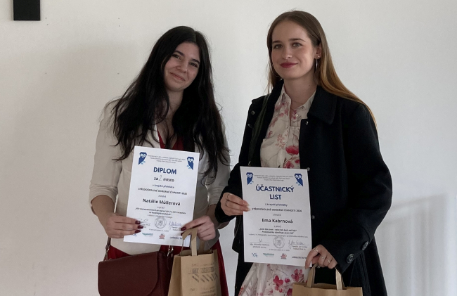 21. dubna 2026 - Krajské kolo SOČ: úspěch i cenné zkušenosti