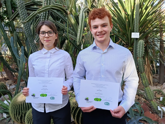 23. dubna 2026 - Pozdrav od našich olympioniků z republikového kola biologické olympiády