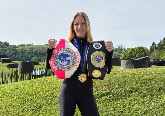 6. května 2026 - Kickboxerka Ráchel Borovská přivezla dva tituly evropské šampionky